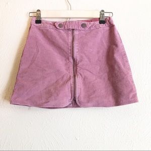 Zara Girl’s Corduroy Zipper Skirt